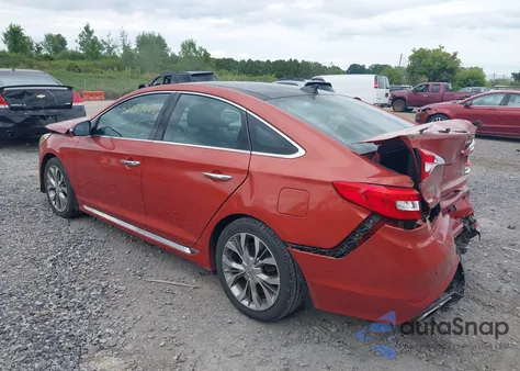 2015 Hyundai Sonata Limited 2.0T из США, поврежденный, VIN 5NPE34AB1FH161215